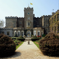 Powderham Castle, rear garden