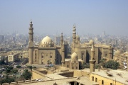 The mosque of Sultan Hassan seen from the citadel 