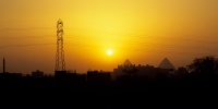 Sunset at the Great Pyramids