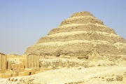Saqqara, temple and Djoser's pyramid 