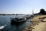 Eastern bank of the Nile at Luxor 