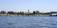 Luxor seen from the Nile 