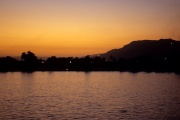 Late evening on the Nile (towards the Valley of the Kings) 
