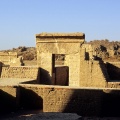 Medinet Habu, outside the large temple 