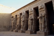 Medinet Habu, first courtyard