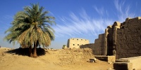 Karnak temple, the first pylon from a distance