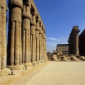 Luxor temple, sun court of Amenhotep III