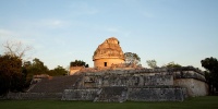 El Caracol in the evening sun, Chichen Itza