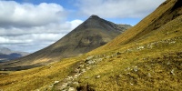 The West Highland Way at Beinn Dorain 