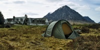 My tent at Kingshouse Inn, Rannoch Moor